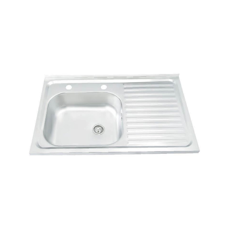 XAL8050HL  800*500 mm left bowl with right tray sink