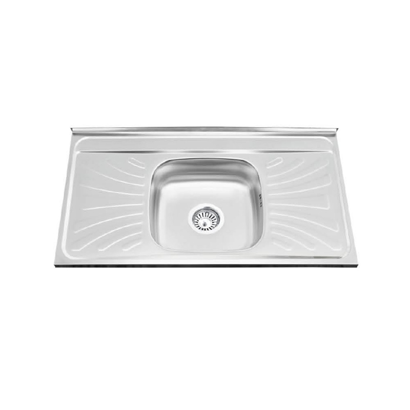 XAL10050GN 1000*500 mm middle bowl with left and right butterfly tray sink