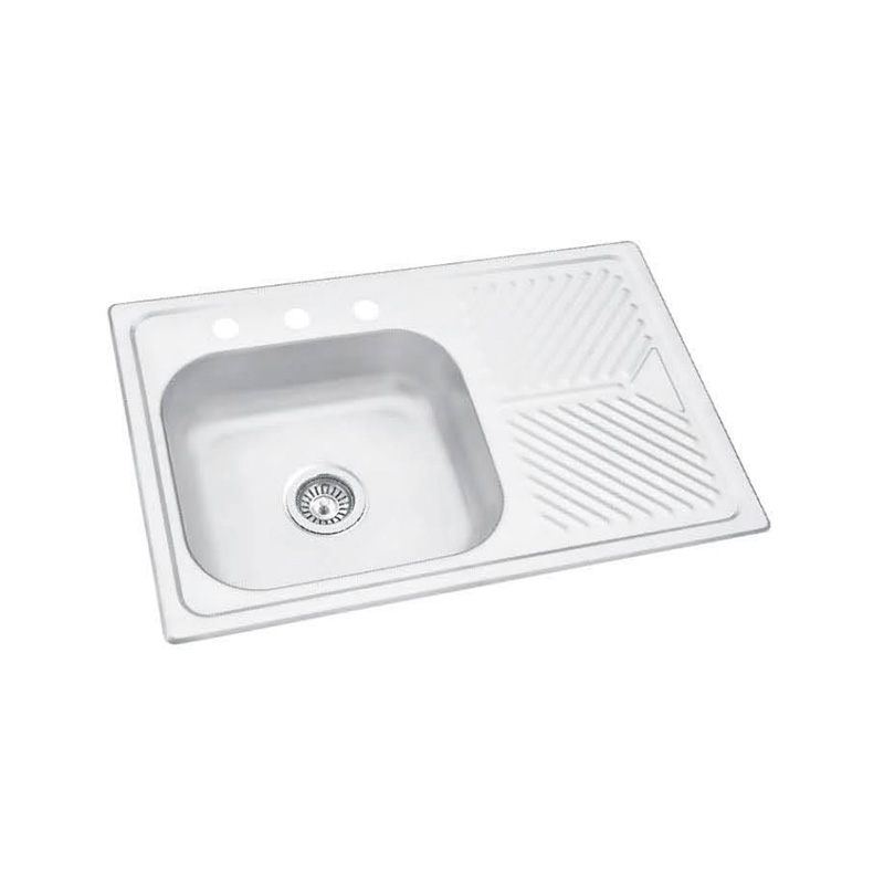 XAL8052L 800*520 mm left bowl with right tray sink