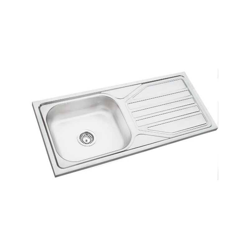 XAL9643  960*430 mm left bowl with right tray sink