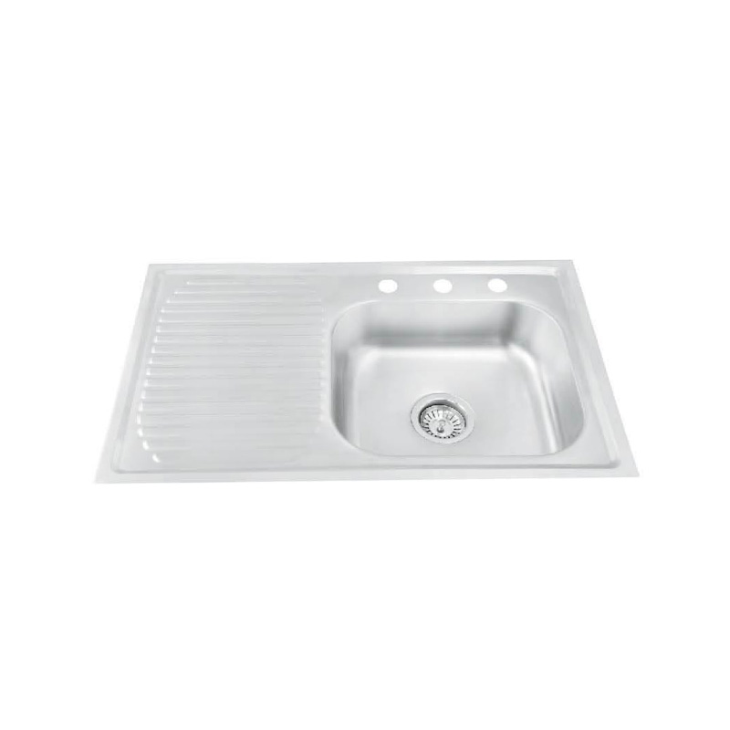 XAL8050GR  800*500 mm right bowl with left tray sink