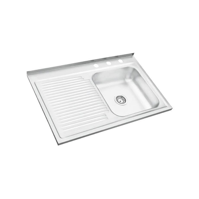 XAL8050FR  800*500 mm right bowl with left tray sink