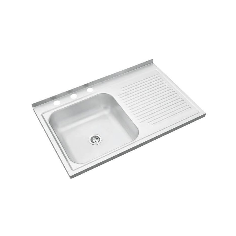 XAL8050FL  800*500 mm left bowl with right tray sink