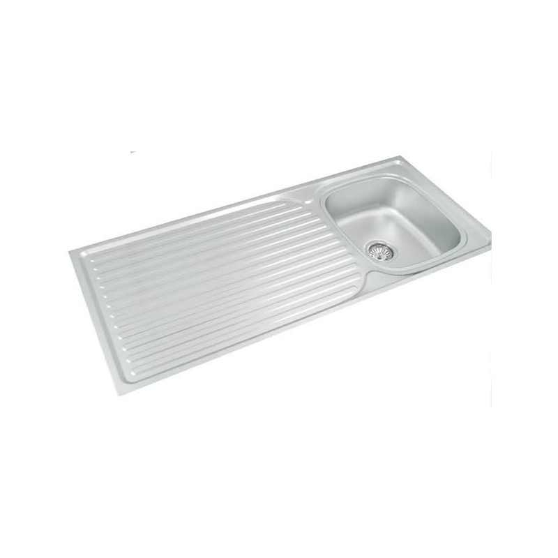 XAL120535  1200*535 mm right single bowl with left tray