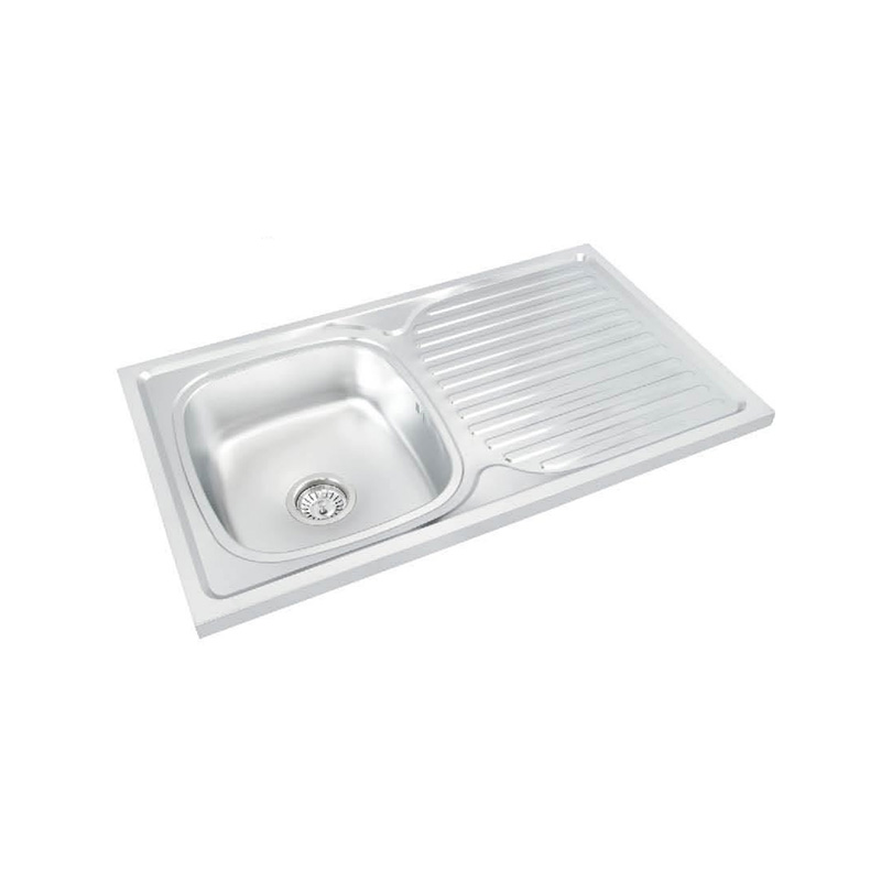 XAL90535  900*535 mm left single bowl with right tray sink