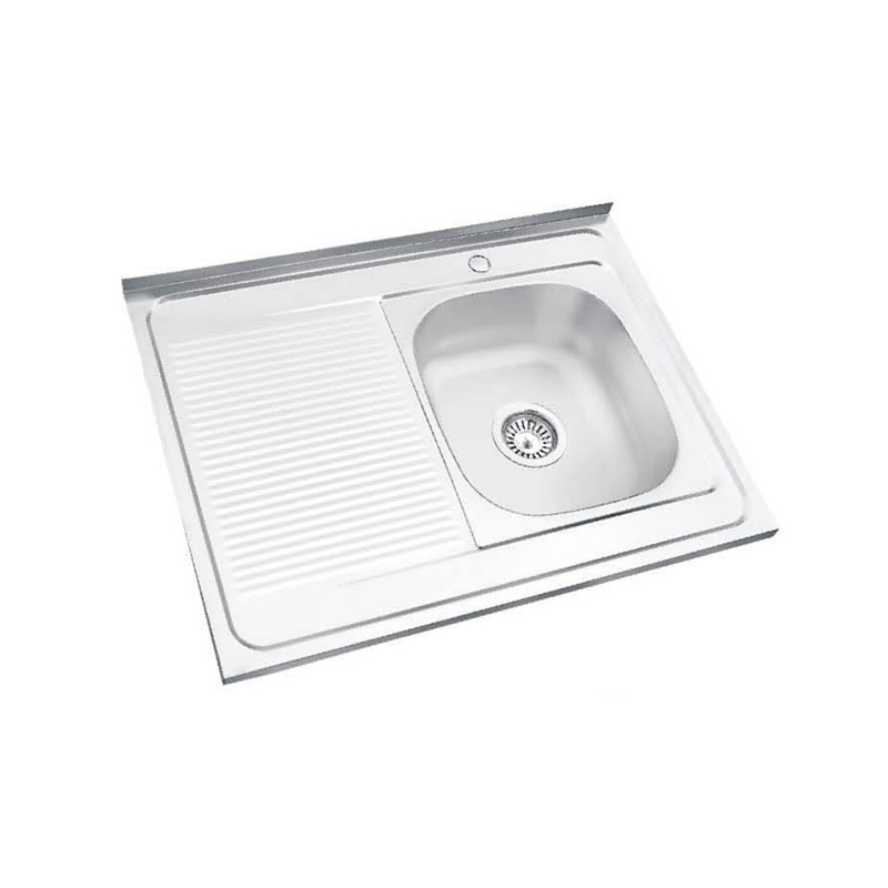 XAL8060  800*600 mm right single bowl with left tray