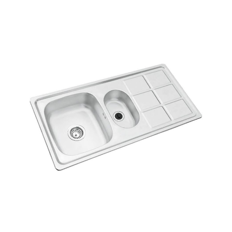 XAL10050N  1000*500 mm double bowl with right tray sink