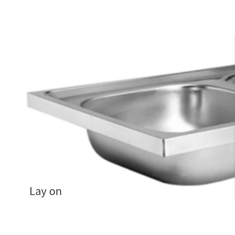 XAL12050C  1200*500 mm left double bowl with right tray sink